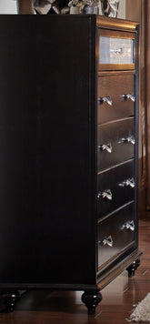Coaster Barzini 5-drawer Rectangular Chest Black Model 200895